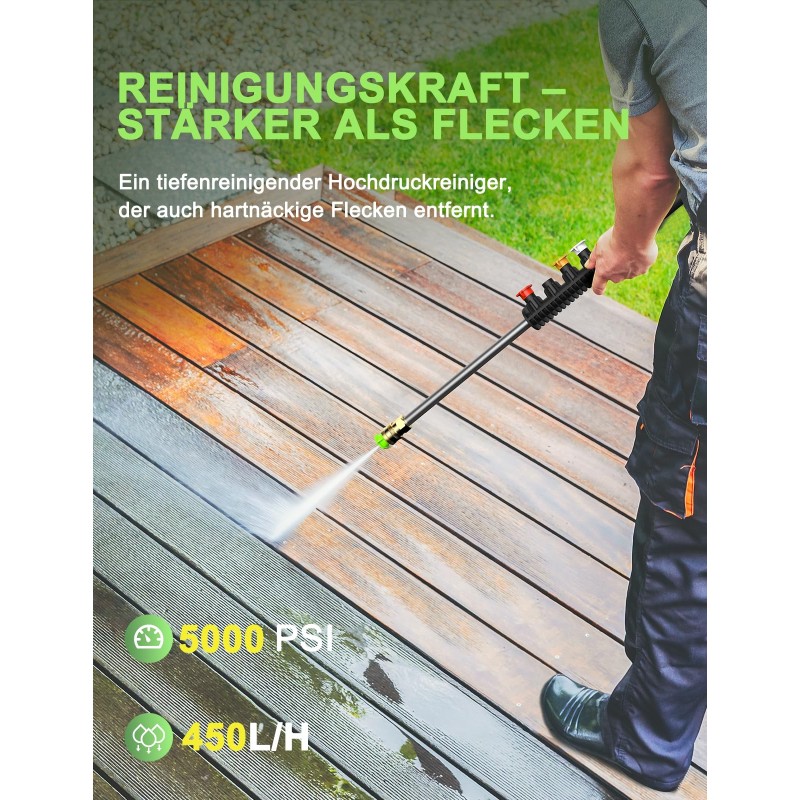 High Pressure Cleaner Factory - 4 Nozzle Powerful Jet Surface Cleaner