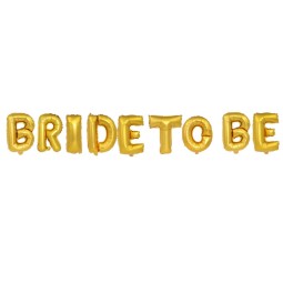 Bachelor Party Balloon Factory - Bride-to-Be Aluminum Film Letter Set
