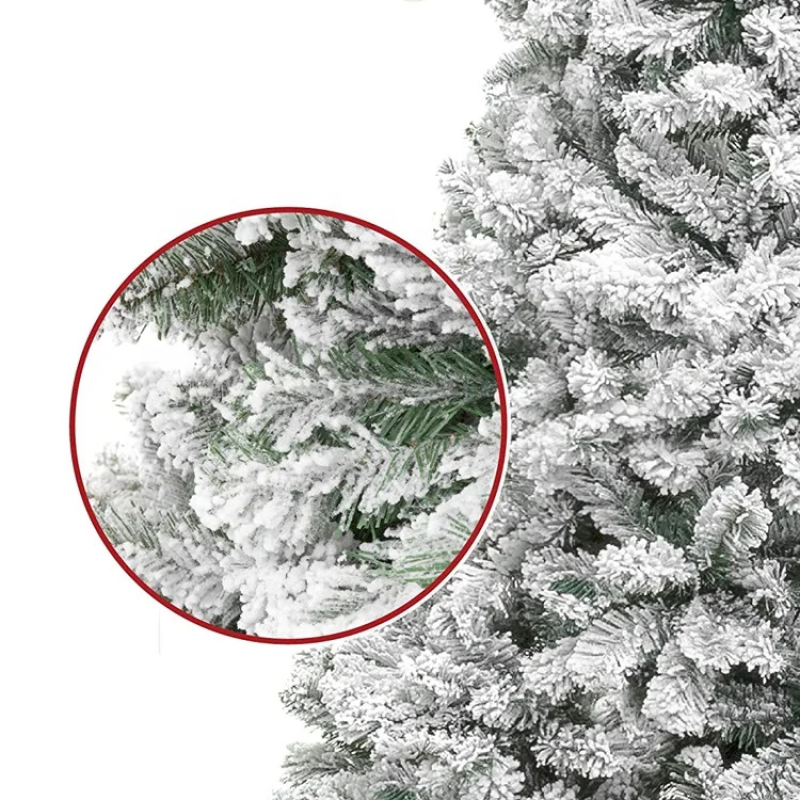 Artificial Christmas Tree Manufacturer - White with Snow Powder Tree