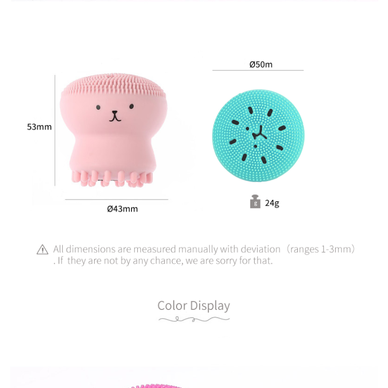 Facial Washing Brush Factory - Portable Octopus Exfoliating Brush