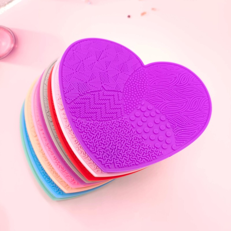 Makeup Brush Cleaner Factory - Silicone Wash Pad with Suction Cup