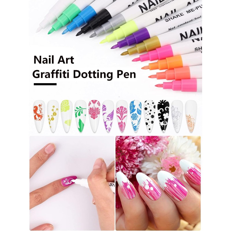 Nail Art Pen Factory - 3D Drawing Acrylic Waterproof Paint
