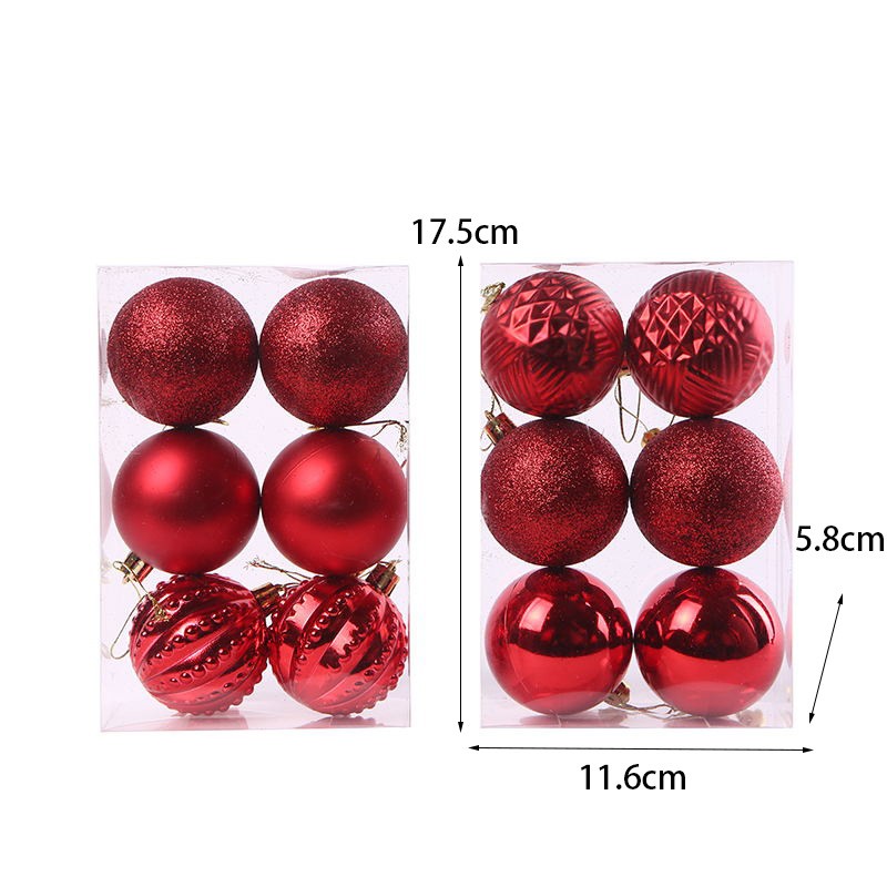 Christmas Ball Ornaments Supplier - 6ct Shatterproof Tree Hanging