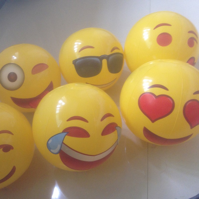 Inflatable Toy Supplier - Thickened Expression PVC Beach Ball