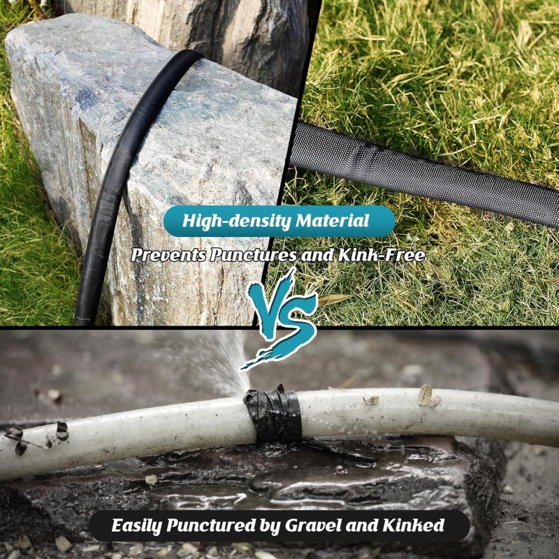 Flexible Garden Hose Supplier - 100ft Non-Expanding with 10 Function Nozzle