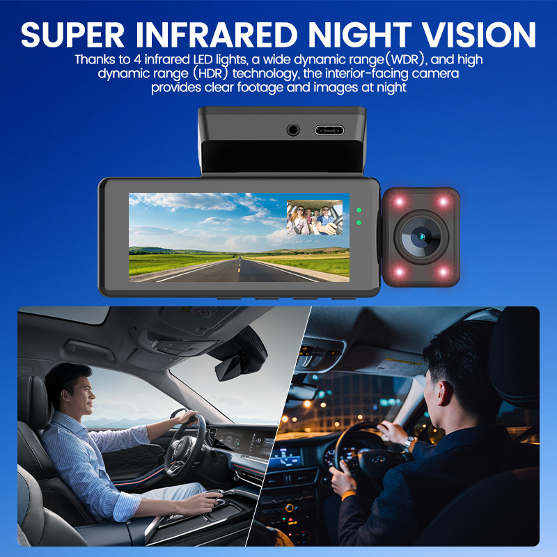 Car Black Box Manufacturer - 4K HD GPS Front Rear Monitoring