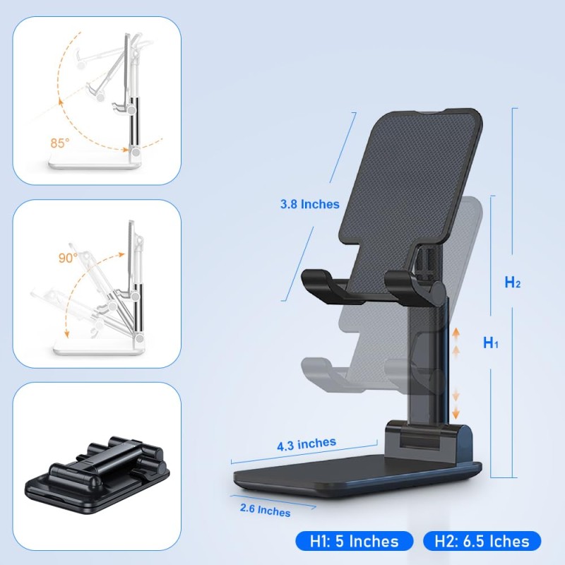 Phone Stand Supplier - Portable Desktop Foldable Adjustable Holder