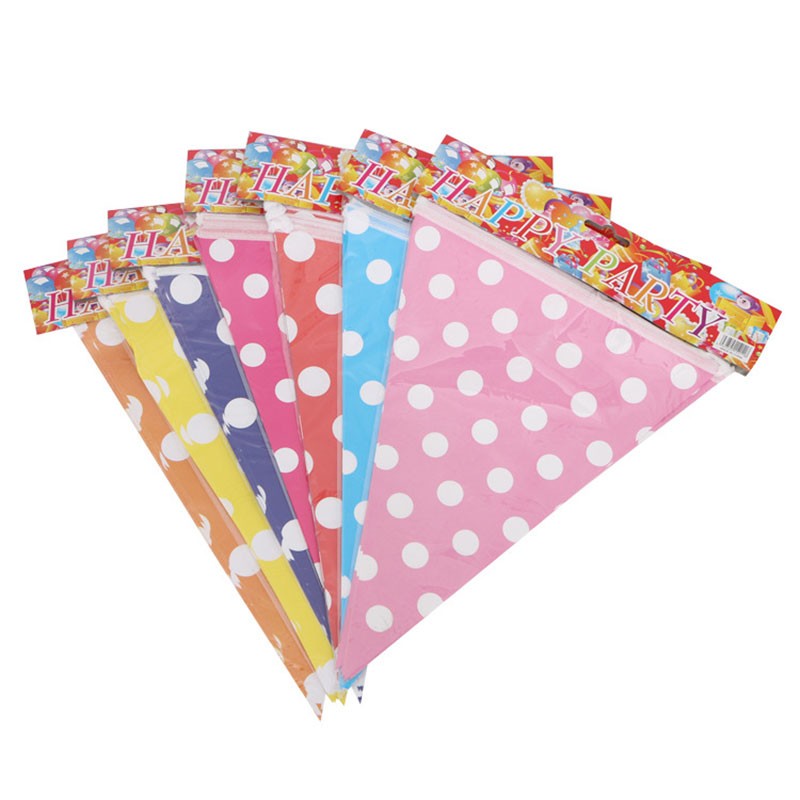 Party Banner Factory - Kindergarten Classroom Dot Pennant Decoration