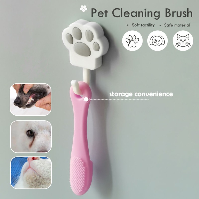 Pet Toothbrush Factory - Silicone Finger Cover Dog Cat Cleaning