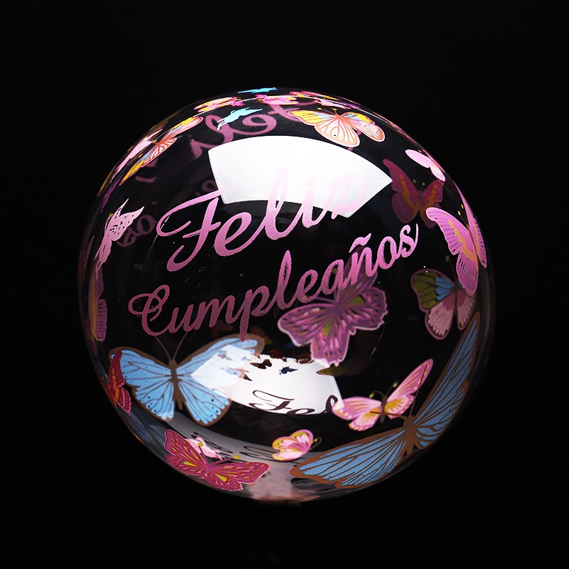 Bobo Balloon Supplier - 20 Inch Transparent Printing Helium