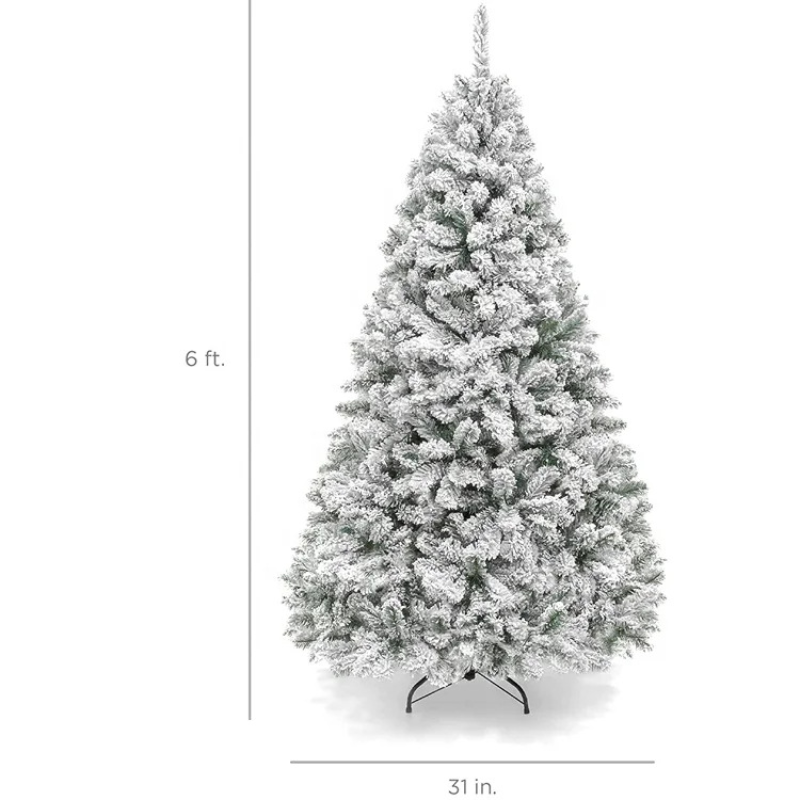 Artificial Christmas Tree Manufacturer - White with Snow Powder Tree