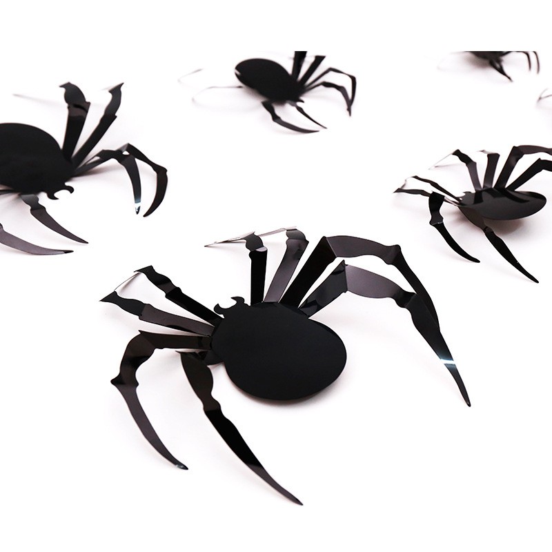 Halloween Sticker Factory - 3D Spider Wall Haunted House Decoration