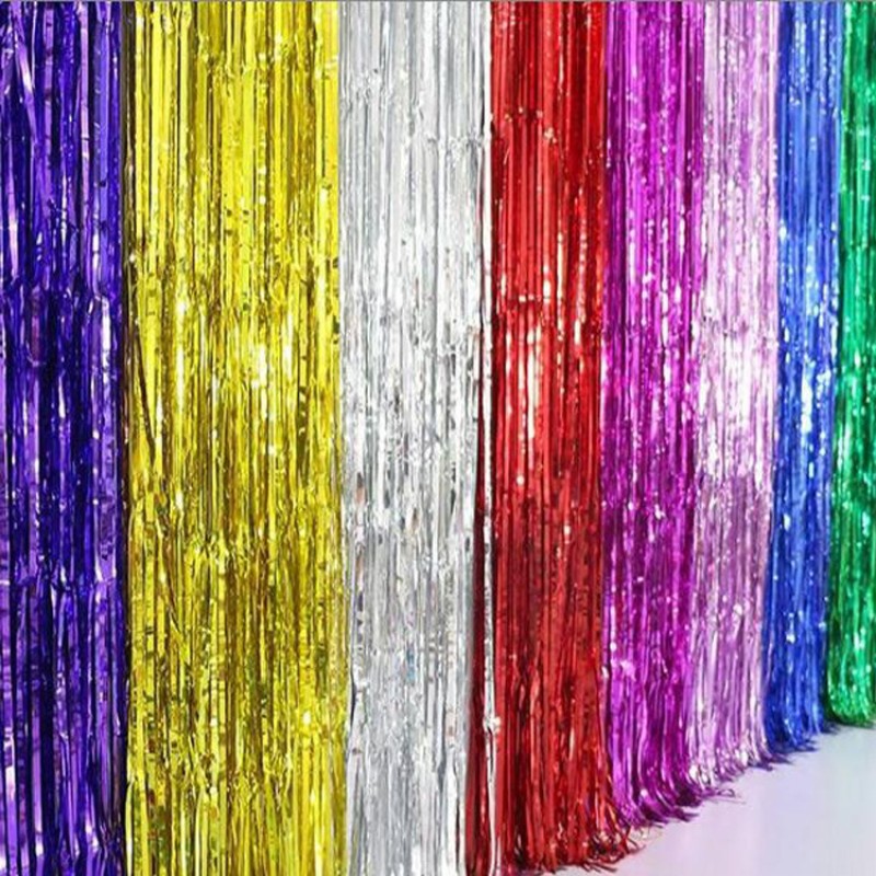 Rain Silk Curtain Supplier - 2mx1m Wedding Valentine Day Decoration