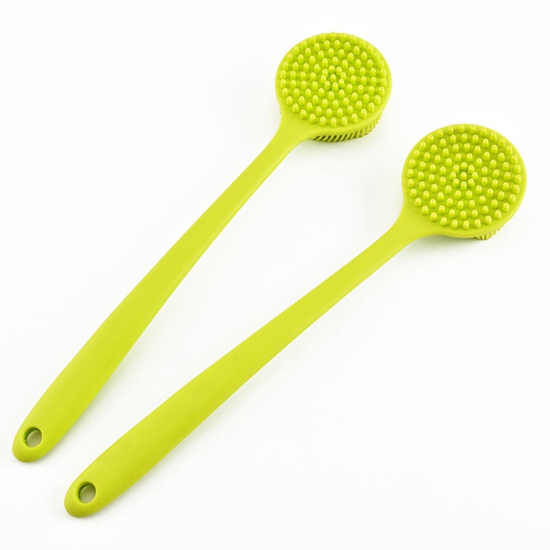 Body Brush Supplier - Long Stick Handle Double Sided Scrubber