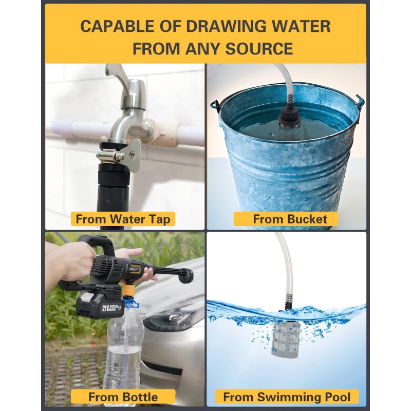 Cordless Pressure Washer Manufacturer - 1200PSI Battery Powered Portable