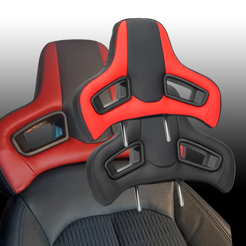 Racing Seat Headrest Manufacturer - Premium PVC Insert Neutral Design