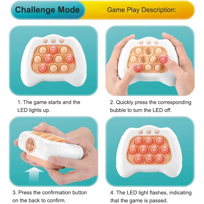 Puzzle Game Console Supplier - Educational Quick Push Bubble Game