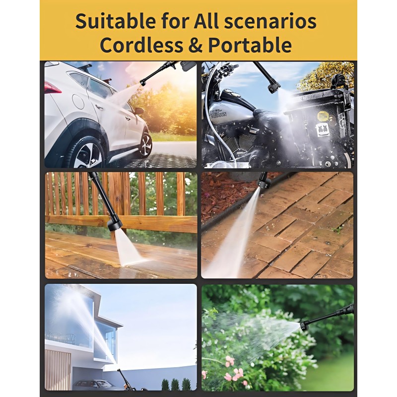 Cordless Pressure Washer Manufacturer - 1200PSI Battery Powered Portable