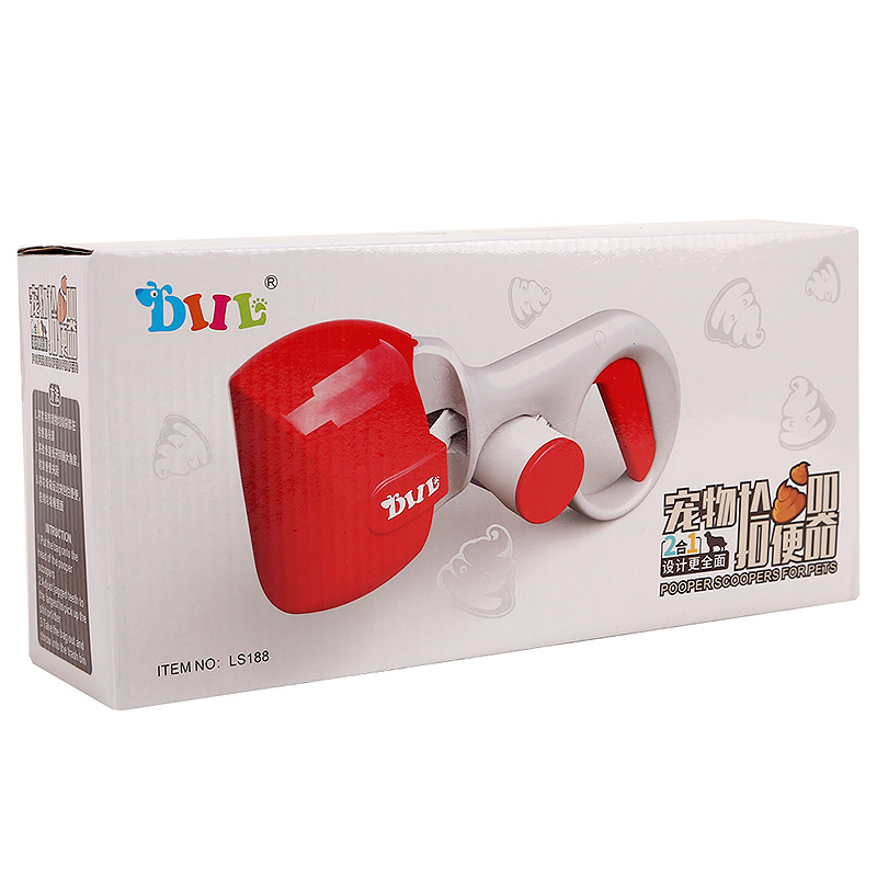 Pooper Scooper Factory - Dog Poop Picker with Bag Dispenser