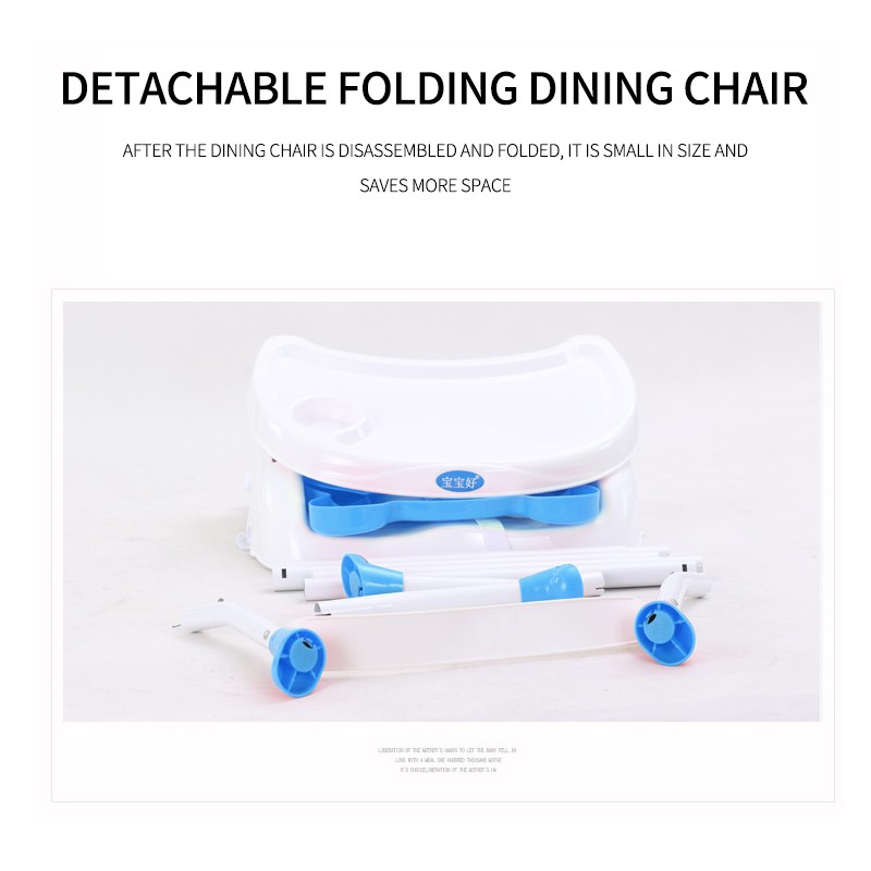 Baby Dining Chair Supplier - Portable High Chair Kids Feeding Set