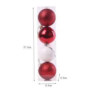 Christmas Ball Ornaments Supplier - 6ct Shatterproof Tree Hanging