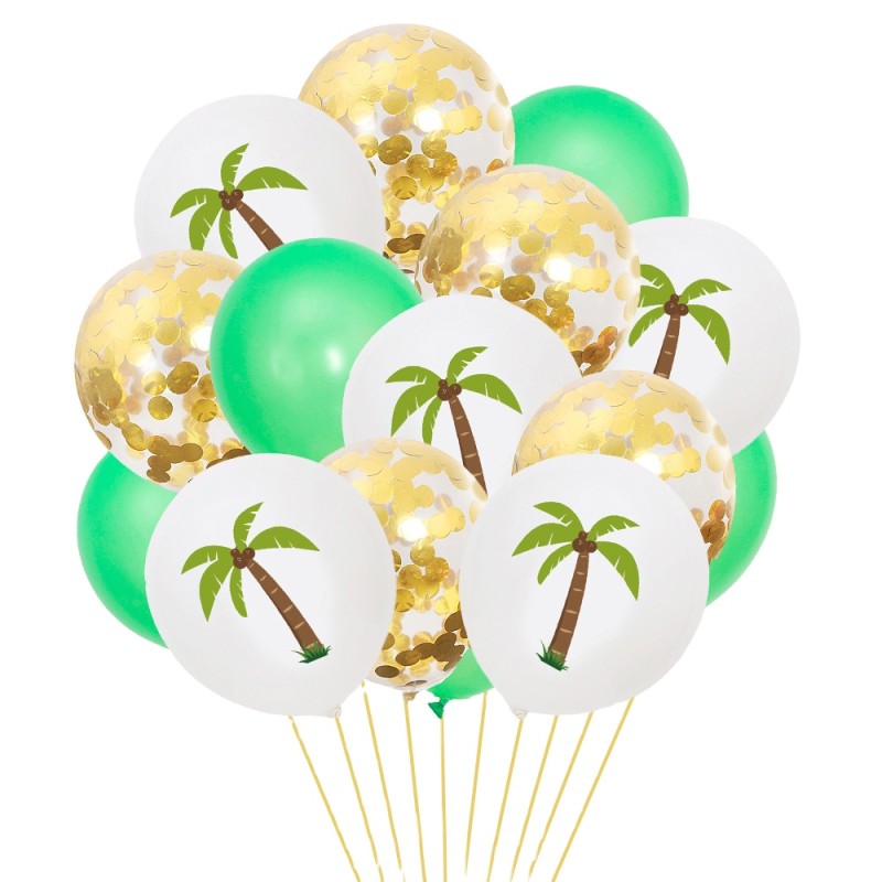 Hawaii Party Balloon Supplier - Pineapple Flamingo Latex Set