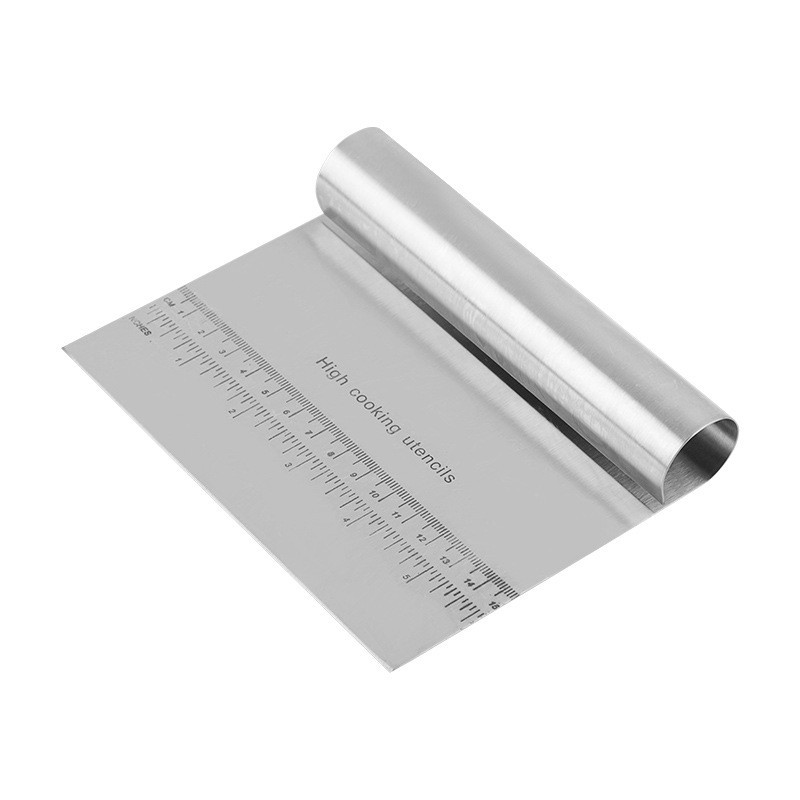 Pastry Scraper Supplier - Pro Dough Mirror Polished Stainless Steel