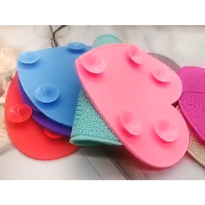 Makeup Brush Cleaner Factory - Silicone Wash Pad with Suction Cup