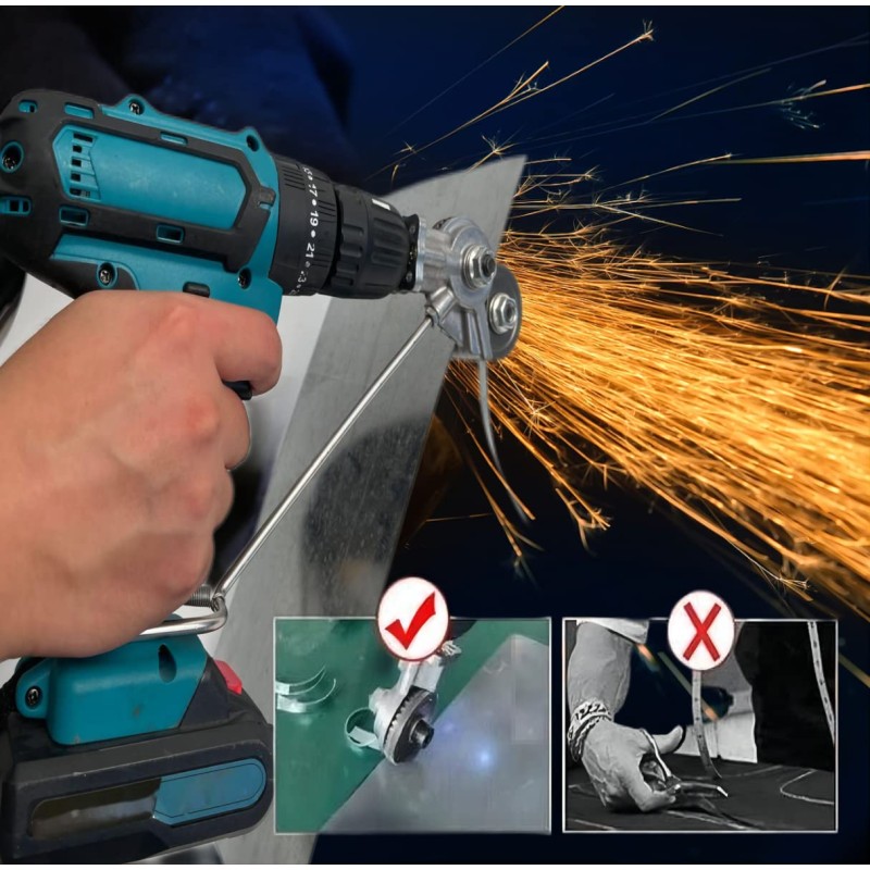 Metal Sheet Cutter Factory - Electric Cordless Iron Scissors Shears