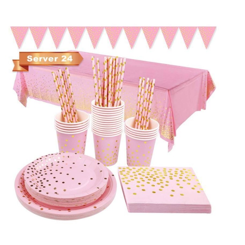 Party Supplies Factory - Tableware Birthday Home Decoration Set