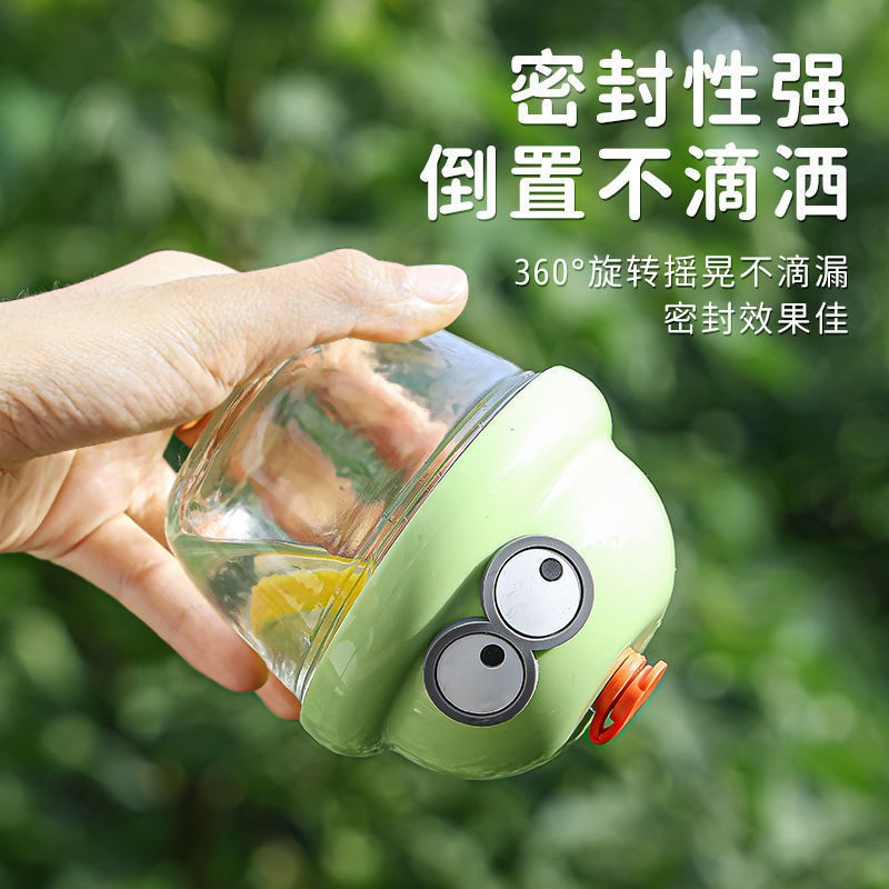 Mini Glass Cup Factory - Creative Cartoon with Straw Milk Coffee