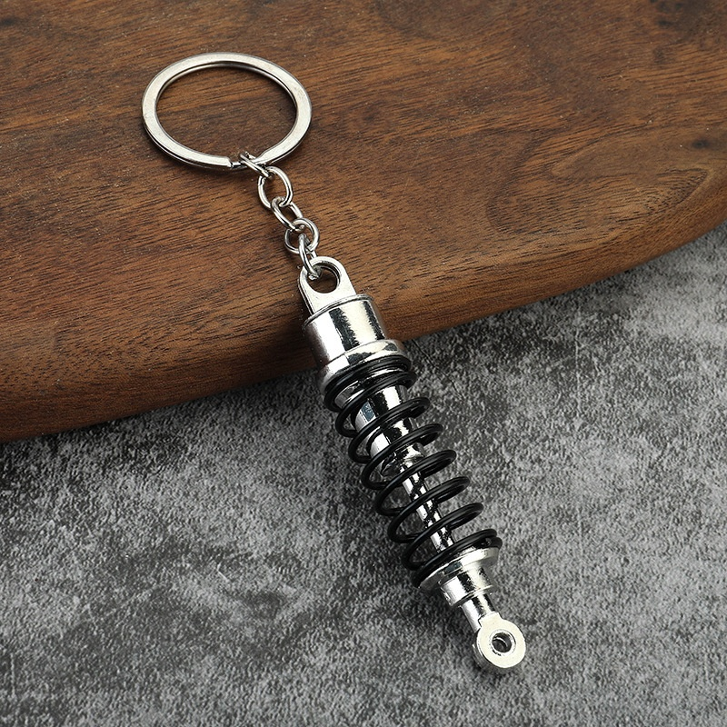 Metal Carabiner Keychain Manufacturer - Turbo Gear Brake Disc Pendant