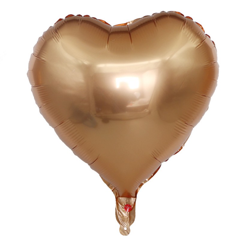 Heart-shaped Balloon Manufacturer - 18-inch Monochrome Aluminum Film