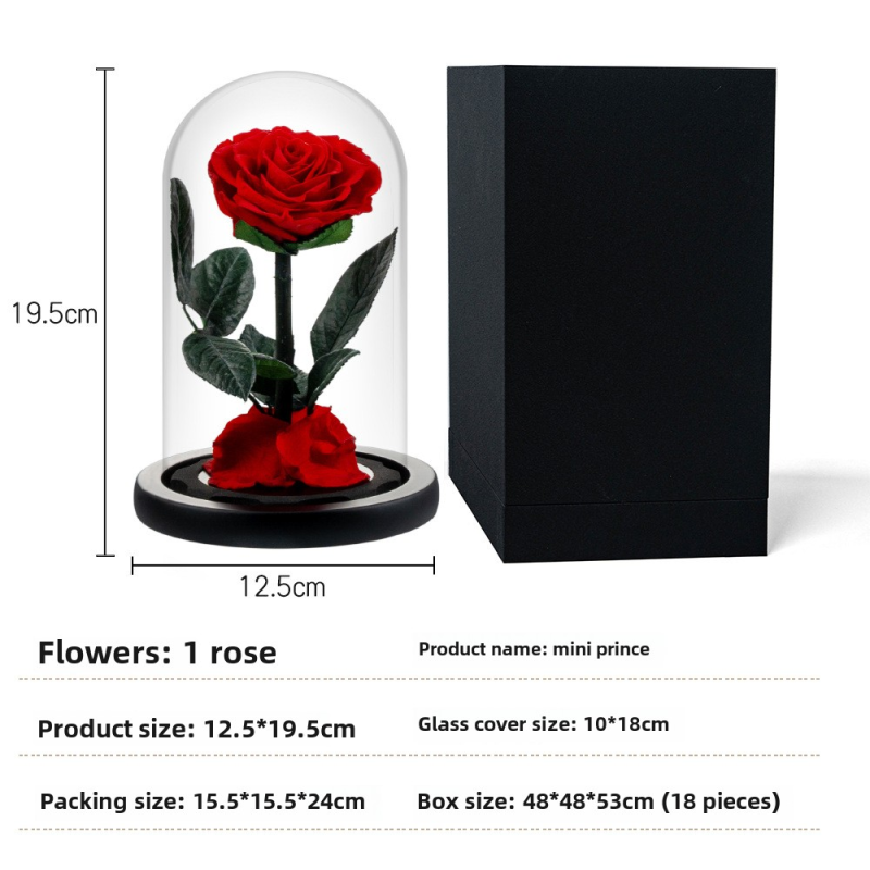 Glass Dome Ornament Factory - Prince High-End Floral Gift Box