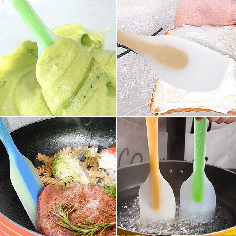 Barbecue Brush Supplier - Silicone Scraper Oil Mesh Semi-Transparent