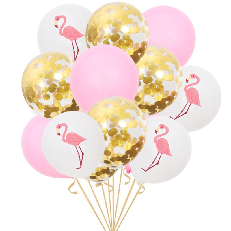 Hawaii Party Balloon Supplier - Pineapple Flamingo Latex Set
