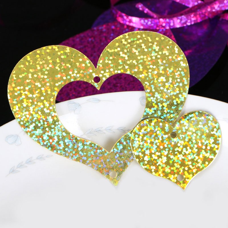 Balloon Accessories Factory - DIY Heart Laser Sequin Home Decor