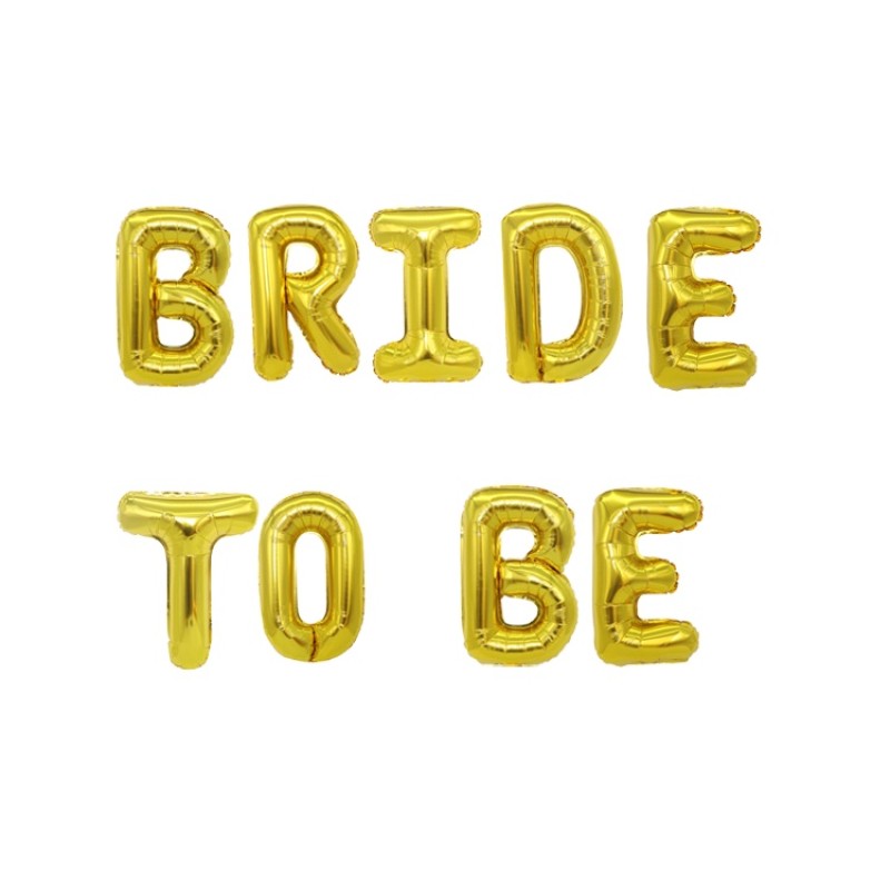 Bachelor Party Balloon Factory - Bride-to-Be Aluminum Film Letter Set