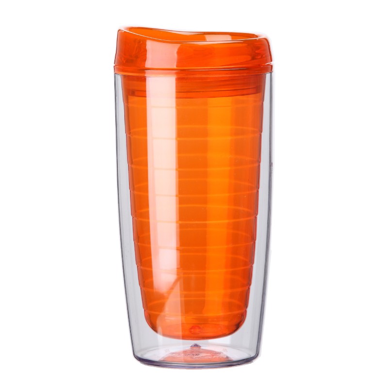 Acrylic Cup Manufacturer - 16oz Double Wall Clear Plastic Tumbler