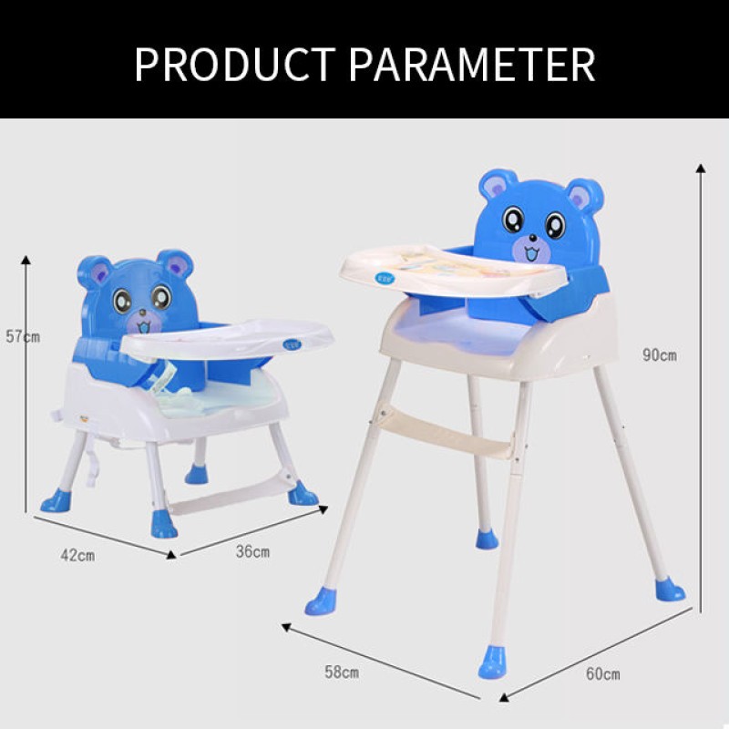 Baby Dining Chair Supplier - Portable High Chair Kids Feeding Set