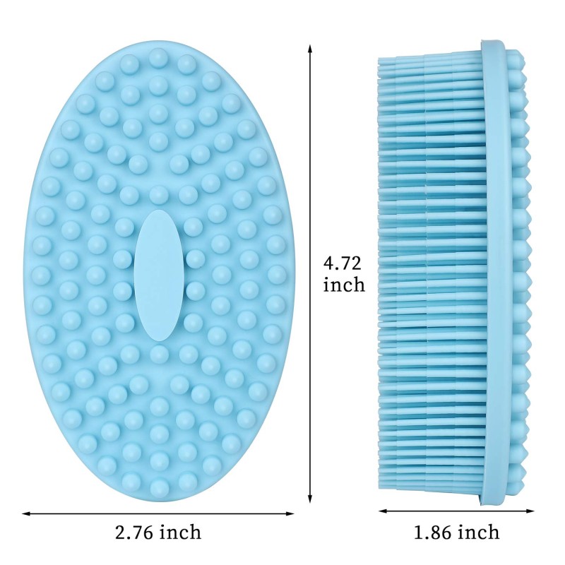 Body Scrubber Factory - Silicone Exfoliating Sponge Bath Brush