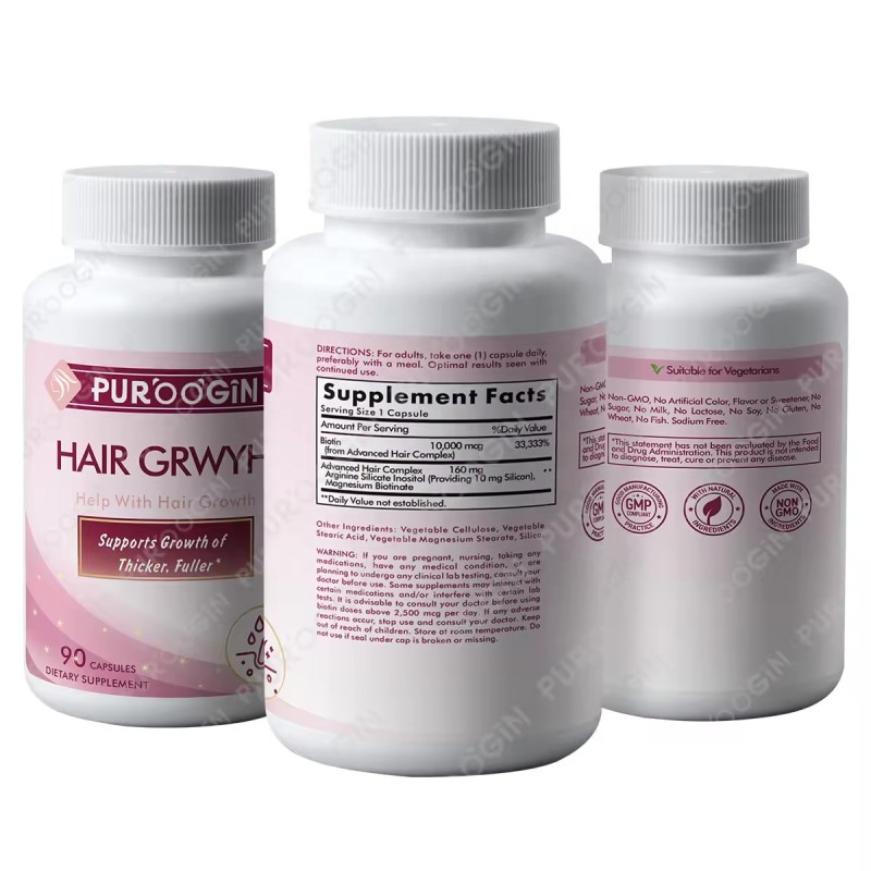 Hair Growth Capsules Manufacturer - OEM Custom B-Complex Biotin