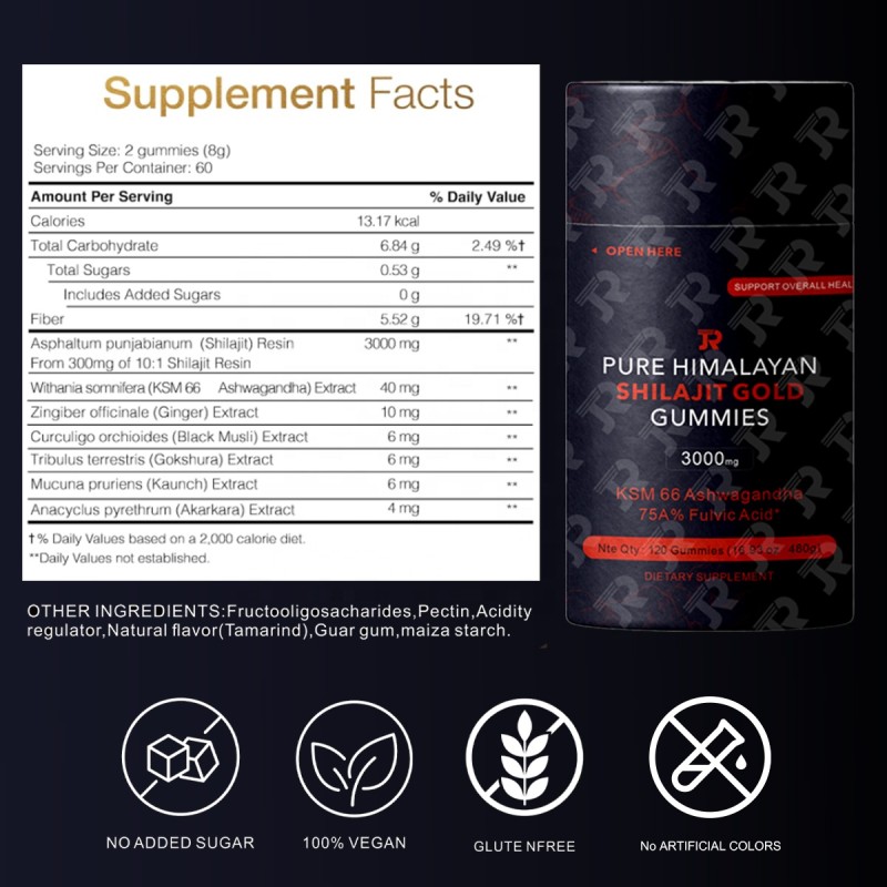 Energy Stamina Gummies Manufacturer - OEM Custom Ashwagandha