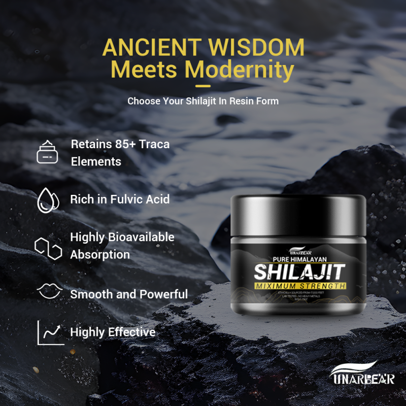Shilajit Resin Gel Manufacturer - OEM Custom Energy Immune Support
