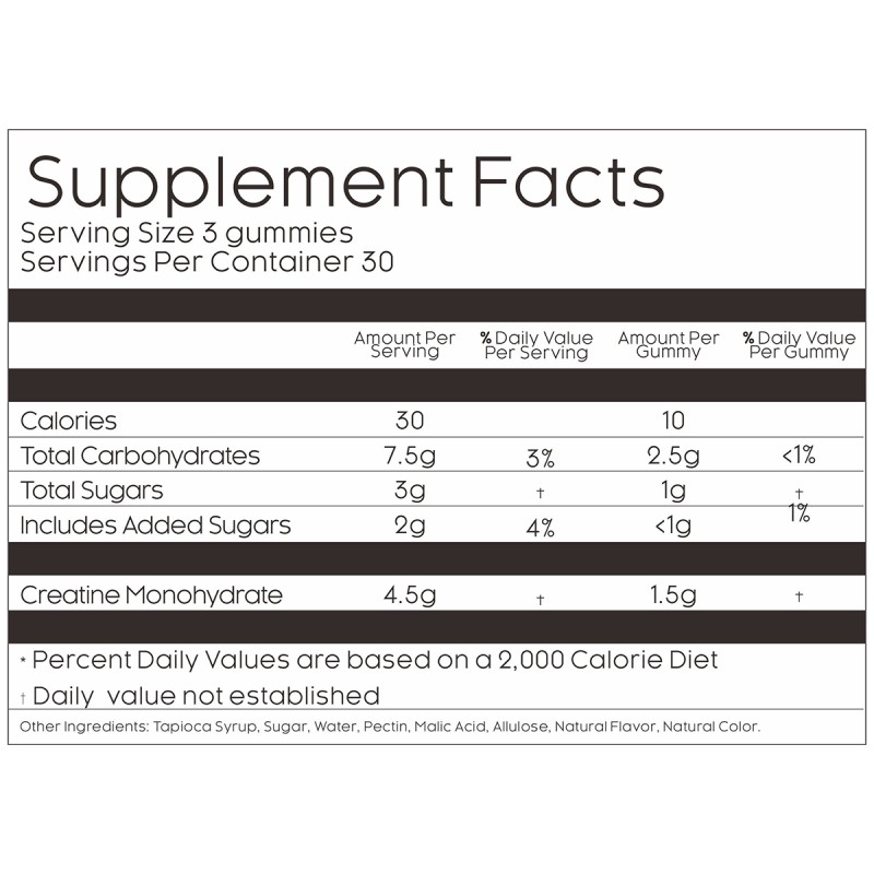 Pre Workout Gummies Factory - OEM Custom Watermelon Flavor