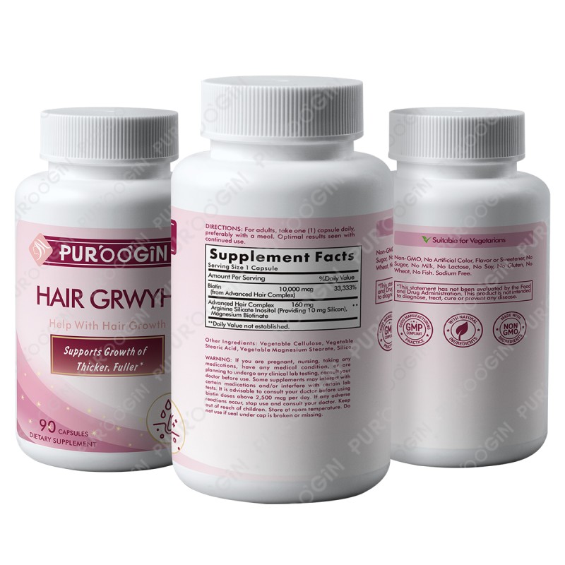 Biotin Vitamins Capsules Manufacturer - OEM Custom Hair Growth