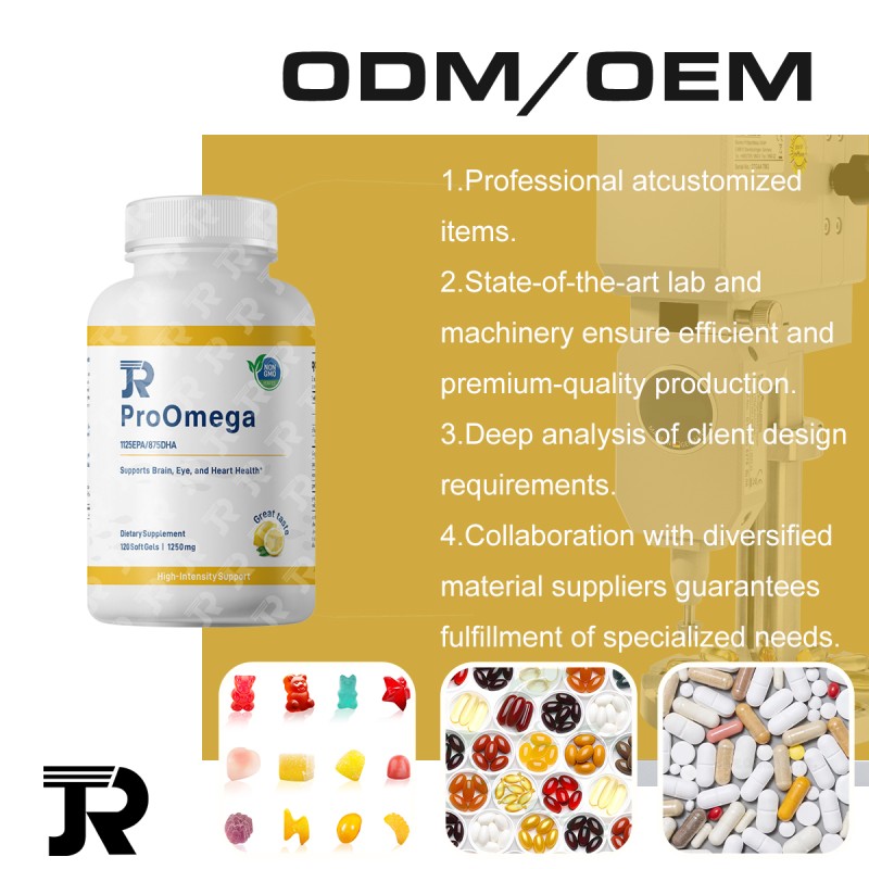 Lemon Omega-3 Softgels Factory - OEM Custom Brain Eye Health