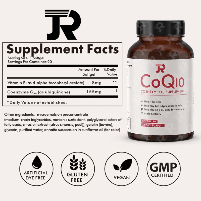 Heart Health Softgel Manufacturer - OEM Custom CoQ10 Complex