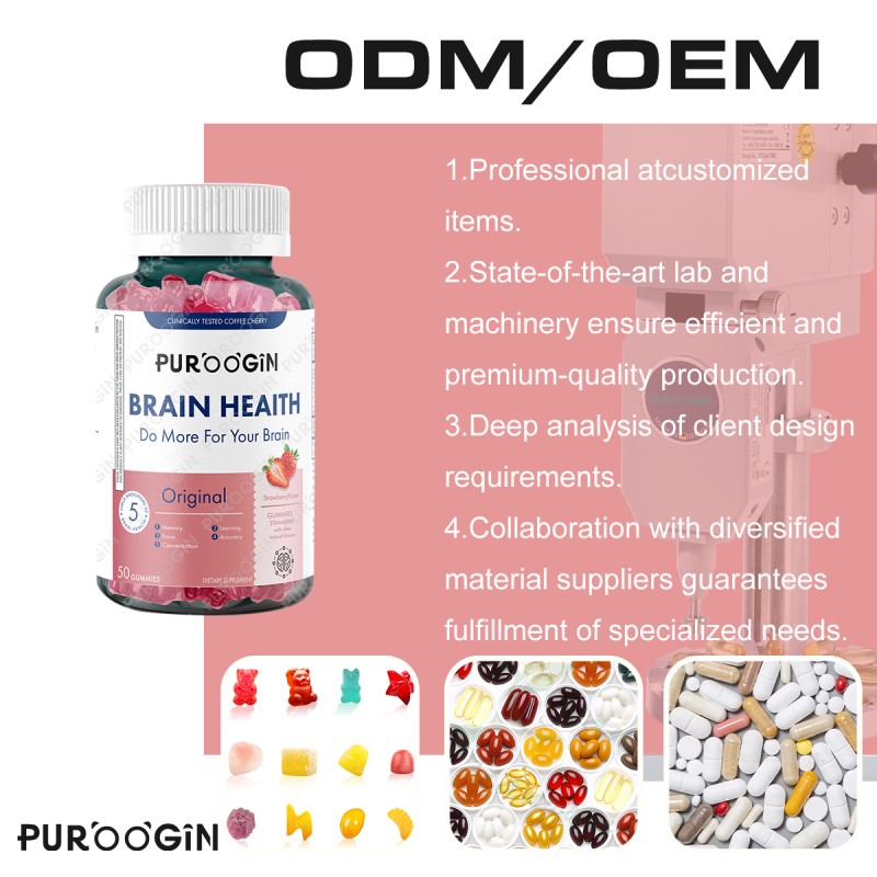 Brain Health Gummies Factory - OEM Custom Focus Cognitive