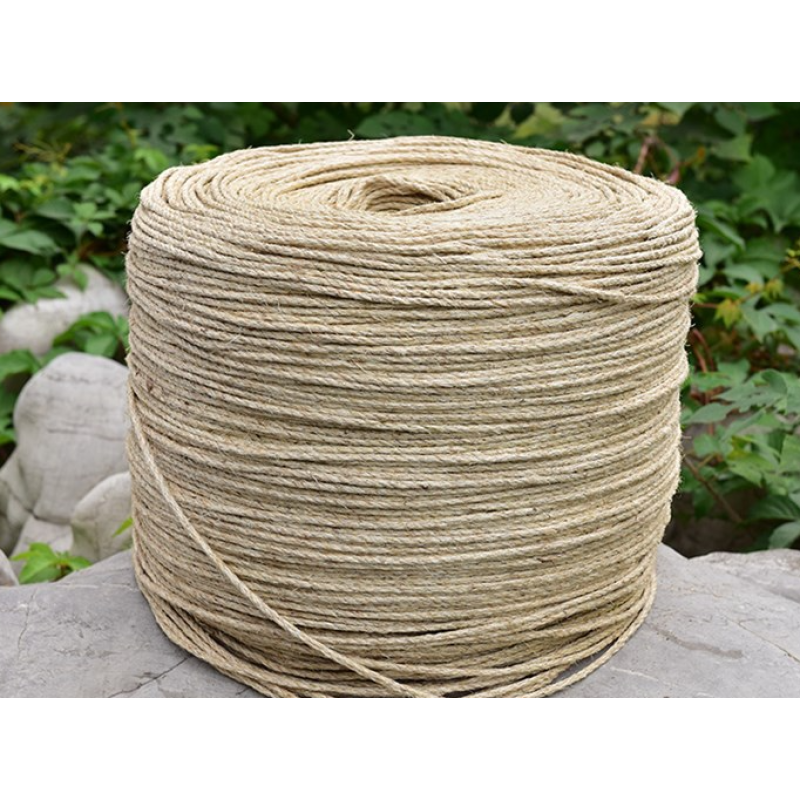 Sisal Rope Factory - 6mm 7mm 8mm Natural Unoiled for DIY